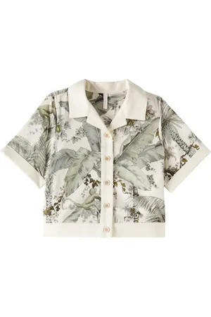 ZIMMERMANN Camisa Wylie de algodón floral
