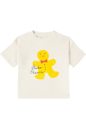 Bobo Choses Camiseta de jersey de algodón con logo