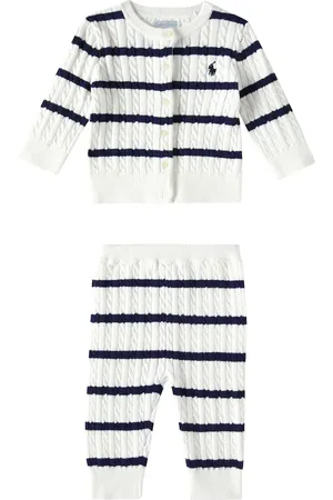Ralph Lauren Bebé - set de cárdigan y pantalones de algodón