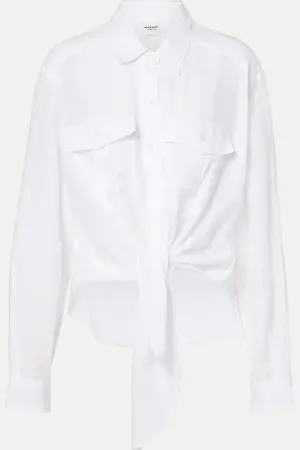 Marant Etoile Top Nath de mezcla de algodón