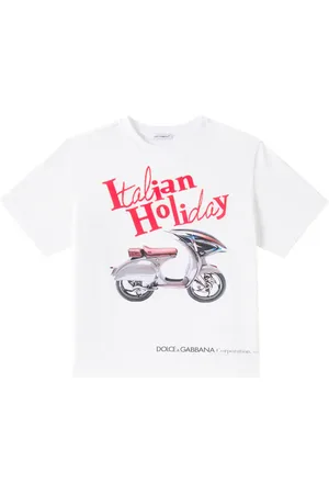 Dolce & Gabbana Camiseta de jersey de algodón estampada