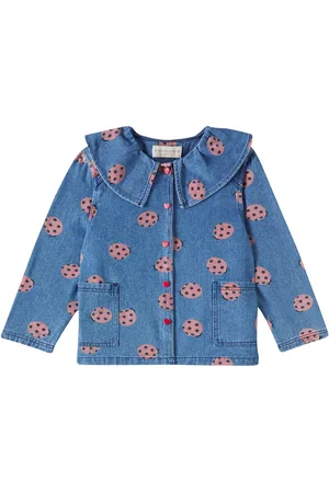 Konges Sløjd Konges Sløjd Camisa Magot de denim estampada