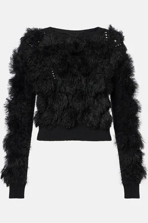 Givenchy Jersey cropped con pompones