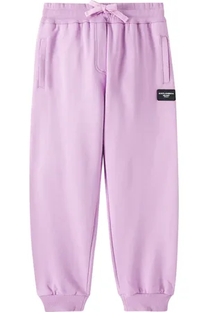 Dolce & Gabbana Pantalones deportivos de algodón con logo