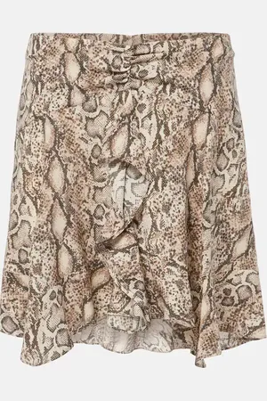 Isabel Marant Minifalda Ozany de mezcla de seda