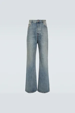 Loewe Jeans anchos con efecto desgastado
