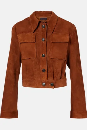 Stouls Chaqueta cropped Leoncino de piel