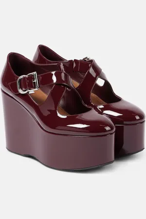 Alaïa Alaïa Cuñas Criss Cross de charol