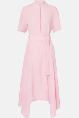 Stella McCartney Vestido midi Iconic de seda