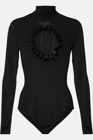 Self-Portrait X Christopher Kane body con abertura y encaje