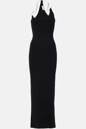 CHRISTOPHER ESBER Vestido largo Levitate con perlas