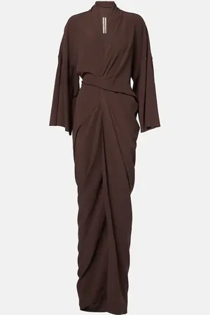 Rick Owens Vestido de fiesta envolvente de satén