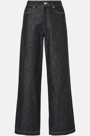 Max Mara Jeans rectos Balco de tiro alto
