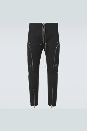 Rick Owens Pantalones Bauhaus Cargo en mezcla de algodón