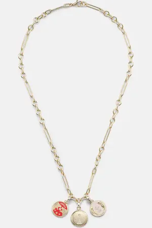 Foundrae Collar Dream, Vivacity & Strength de oro de 18 ct con diamantes