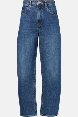 Frame Jeans barrel Low Slung de tiro medio