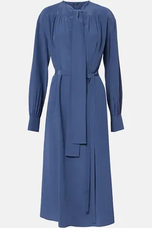 Joseph Vestido midi Bolero de crepé de china