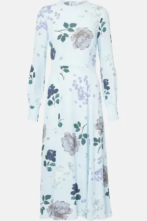 Erdem Vestido midi floral