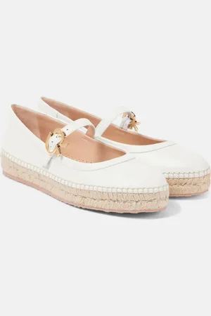 Gianvito Rossi Alpargatas Mary Jane Elda de piel