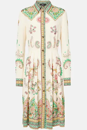 Etro Vestido midi con paisley