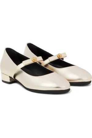VERSACE Bailarinas de piel