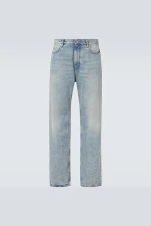 Balenciaga Jeans rectos de tiro medio
