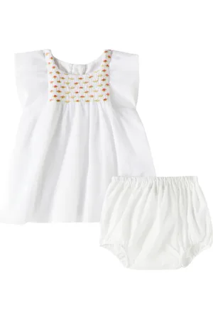BONPOINT Bebé - vestido Cadelili de algodón