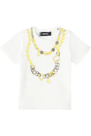 VERSACE Camiseta de algodón estampada