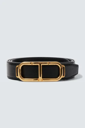 Tom Ford Cinturón Stadium T de piel