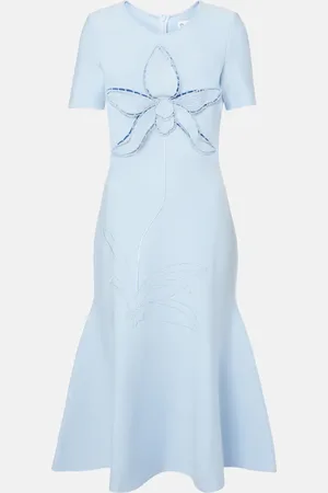 Oscar de la Renta Vestido de cóctel en jacquard