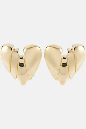 Amina Muaddi Pendientes Heartbreaker