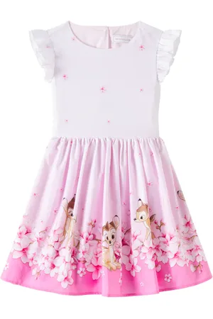 MONNALISA X Disney® vestido de algodón estampado