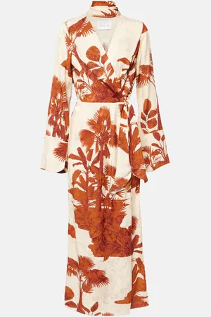 JOHANNA ORTIZ Vestido largo Unmooring con lazada