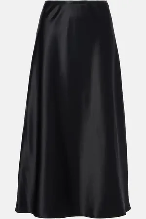 Max Mara Falda midi Carnet de seda