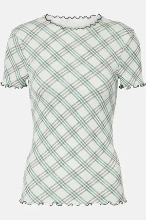 Burberry Camiseta de lana con Check