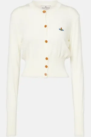 Vivienne Westwood Cárdigan cropped Bea de lana y seda