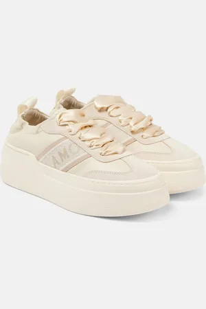 Salvatore Ferragamo Zapatillas con plataforma de piel