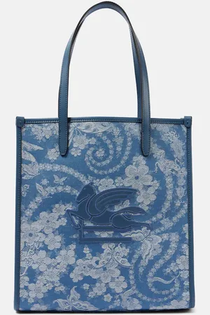 Etro Shopper Love Trotter Medium de denim
