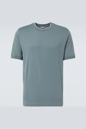 CANALI Camiseta en jersey de mezcla de algodón