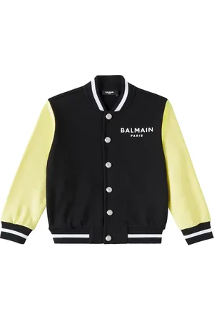 Balmain Chaqueta varsity de algodón