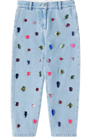 Stella McCartney Jeans rectos adornados