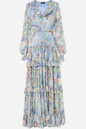 Etro Vestido de fiesta de seda floral