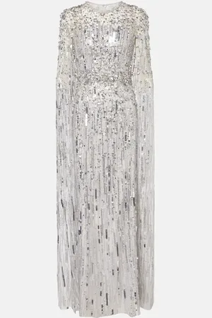 Jenny Packham Vestido de fiesta Ruby con capa