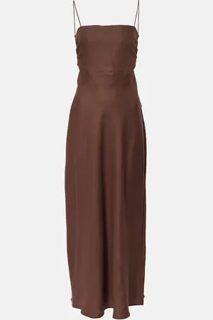 FAITHFULL THE BRAND Vestido largo de lino