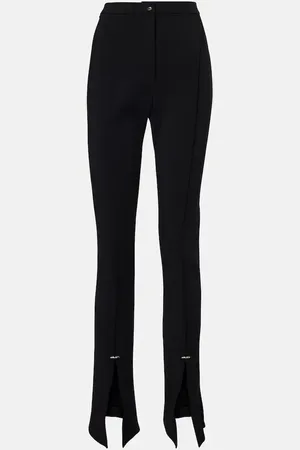 MUGLER Pantalones flared de tiro alto