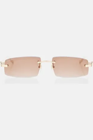 Cartier Gafas de sol rectangulares Panthère De Cartier