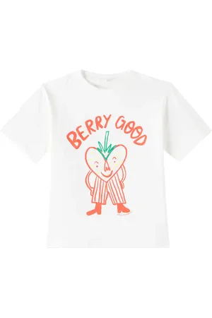 Stella McCartney Camiseta de jersey de algodón estampada
