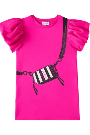 Marc Jacobs Vestido estampado con mangas abullonadas