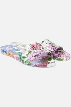 Dolce & Gabbana Sandalias DG florales con abertura