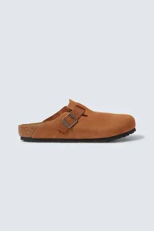 Birkenstock Zuecos Boston de ante